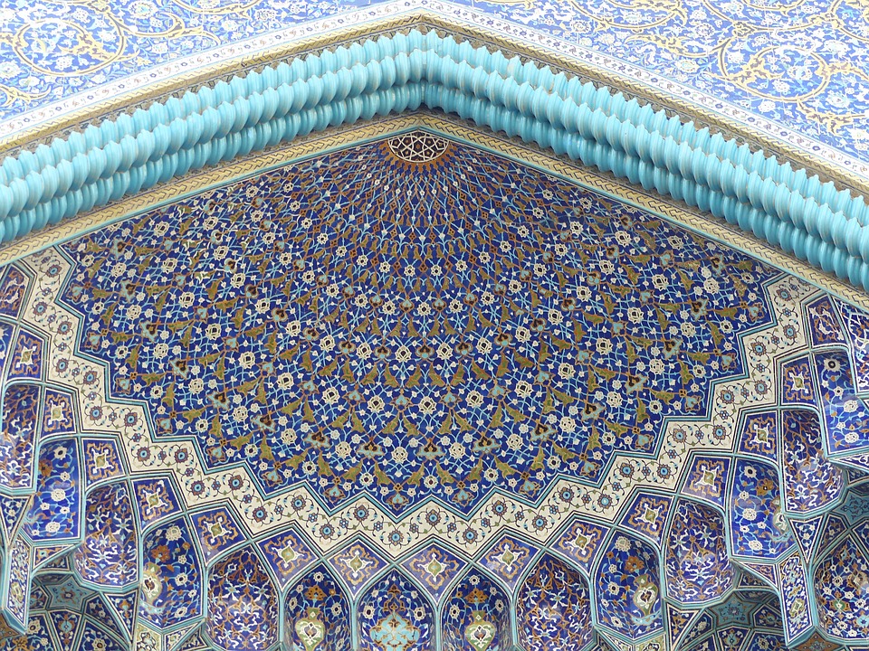 Wunderschönes persisches Mosaik